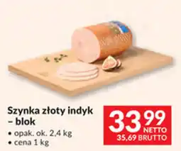 Makro Szyinka złoty indyk - blok oferta