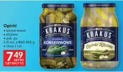 Makro Ogórki Konserwowe Krakus oferta
