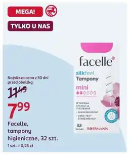 Rossmann Facelle, tampony higieniczne, 32 szt oferta