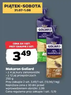 Netto Makaron Goliard oferta