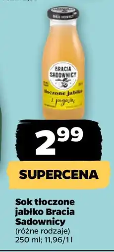 Netto Sok Tłoczone jabłko Bracia Sadownicy oferta