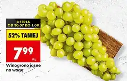 Biedronka Winogrono jasne na wagę oferta