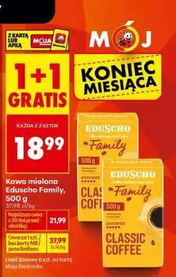 Biedronka Kawa mielona Eduscho Family, 500 g oferta