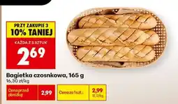 Biedronka Bagietka czosnkowa 165 g oferta