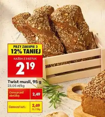 Biedronka Twist musli, 95 g oferta