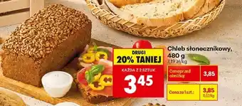 Biedronka Chleb słonecznikowy 480 g oferta