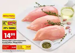 Biedronka Świeży filet z piersi kurczaka Kraina Mięs, Mega Paka oferta