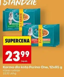 Biedronka Karma dla kota Purina One, 12x85 g oferta