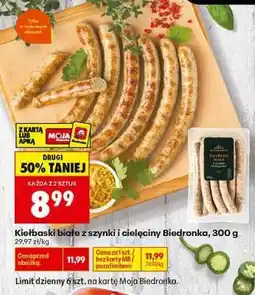 Biedronka Kiełbaski białe z szynki i cielęciny Biedronka, 300 g oferta