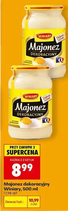 Biedronka Majonez dekoracyjny Winiary 500 ml oferta