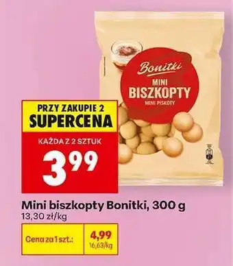 Biedronka Mini biszkopty Bonitki, 300 g oferta
