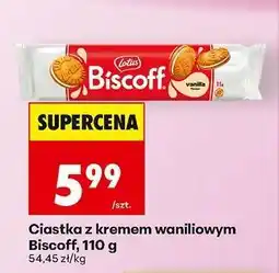 Biedronka Ciastka z kremem waniliowym Biscoff, 110 g oferta
