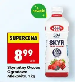 Biedronka Skyr pitny Owoce Ogrodowe Mlekovita, 1 kg oferta