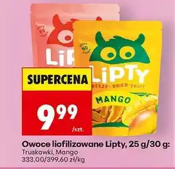 Biedronka Owoce liofilizowane Lipty, 25 g/30 g oferta
