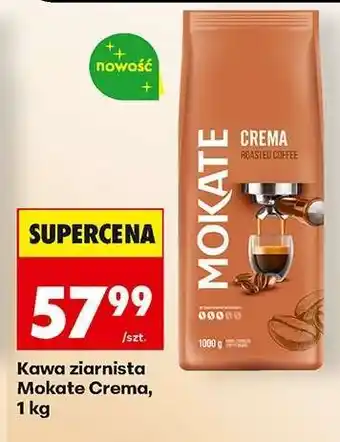 Biedronka Kawa ziarnista Mokate Crema, 1 kg oferta