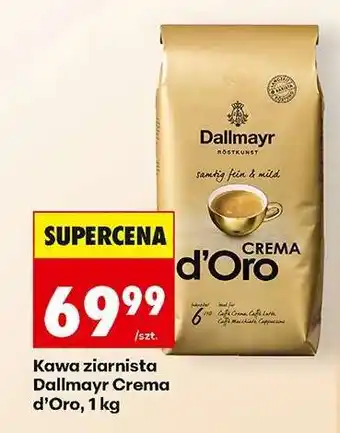 Biedronka Kawa ziarnista Dallmayr Crema d'Oro , 1 kg oferta