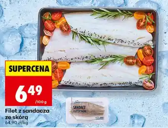 Biedronka Filet z sandacza ze skórą oferta