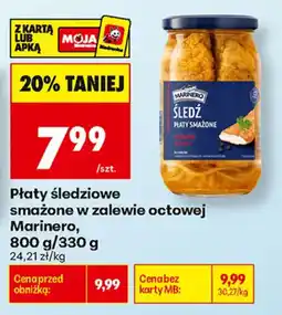 Biedronka Płaty śledzowe smażone w zalewie octowej Marinero oferta