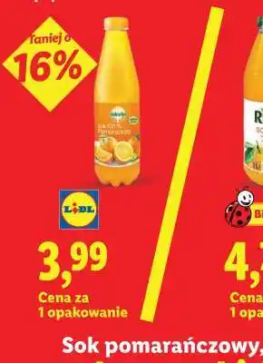 Lidl Sok pomarańczowy oferta
