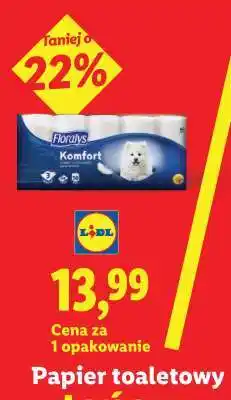 Lidl Papier toaletowy Floralys Komfort oferta