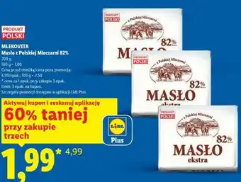 Lidl Masło Z Polskiej Mleczarni 82% oferta