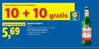 Lidl Budweiser Budvar oferta