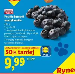 Lidl Polskie borówki amerykańskie oferta