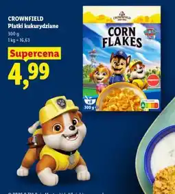 Lidl CROWNFIELD Płatki kukurydziane oferta