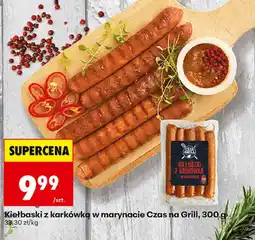 Biedronka Kiełbaski z karkówką w marynacie czas na grill oferta