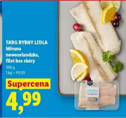 Lidl Miruna nowozelandzka, filet bez skóry oferta