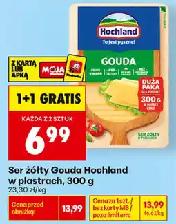 Biedronka Ser żółty Gouda Hochland oferta