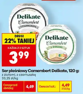 Biedronka Ser pleśniowy Camembert Delikate oferta