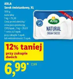 Lidl ARLA Serek śmietankowy, XL oferta