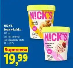 Lidl N!CK’S Lody w kubku oferta