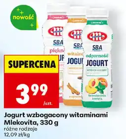 Biedronka Jogurt wzbożony witaminami Mlekovita oferta