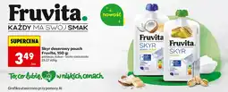 Biedronka Skyr deserowy pouch Fruvita oferta