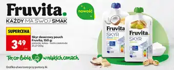 Biedronka Skyr deserowy pouch Fruvita oferta