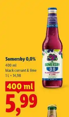 Lidl Somersby 0,0% oferta