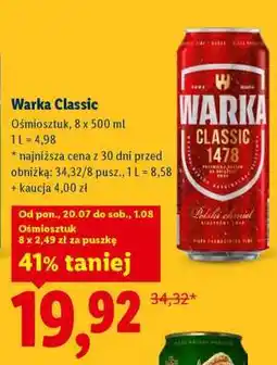 Lidl Warka Classic oferta