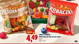 Lidl SWEET CORNER Żelki robaczki lub wesołe misie oferta