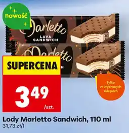 Biedronka Lody Marletto Sandwich oferta