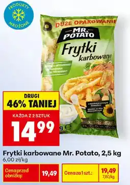 Biedronka Frytki karbowane Mr. Potato oferta