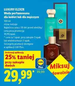 Lidl Luxury Elixir Woda perfumowana oferta