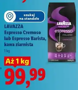 Lidl LAVAZZA Espresso Cremoso lub Espresso Barista, kawa ziarnista oferta