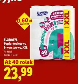 Lidl FLORALYS Papier toaletowy 3-warstwowy, XXL oferta
