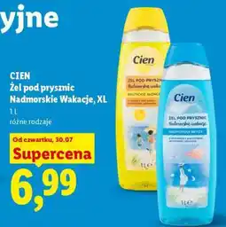 Lidl CIEN Żel pod prysznic Nadmorskie Wakacje, XL oferta