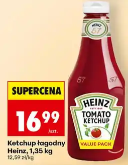 Biedronka Ketchup łagodny Heinz oferta