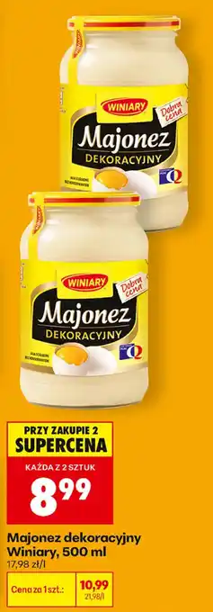 Biedronka Majonez dekoracyjny Winiary oferta