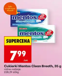 Biedronka Cukierki Mentos Clean Breath oferta