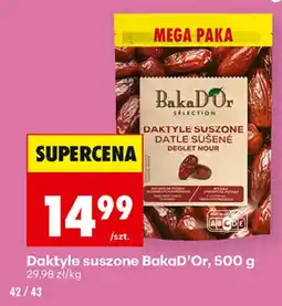 Biedronka Daktyle suszone BakaD'Or oferta